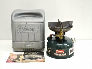 KM549●現状品●Coleman コールマン MODEL 508 STOVE　シングルバーナー ストーブ　1990年3月製　動作未確認/ジャンク