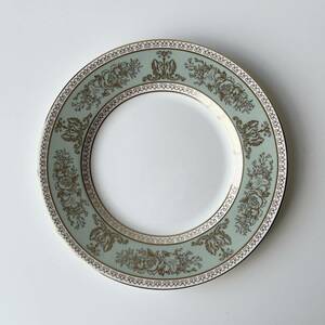 WEDGWOOD ウェッジウッド コロンビアセージグリーン 17cm プレート ケーキ デザート 英国 英国アンティーク 美品