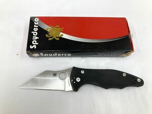 16【F26】◆中古◆ スパイダルコ SPYDERCO フォールディングナイフ CPMS30V 【 ナイフ アウトドア レジャー キャンプ ハンティング 】