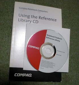 COMPAQ evo n150 リファレンスライブラリCDと説明書 〔ノートPC 取説 CD-ROM　コンパック〕