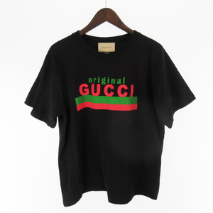 グッチ GUCCI 20SS Original Gucci Print Oversize Tee 616036 XJCOQ オリジナルグッチ プリント オーバーサイズ Tシャツ 半袖 ロゴ ブラッ
