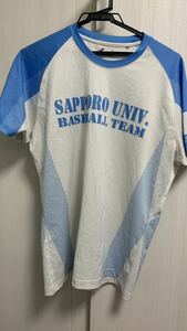 【送料込】《選手支給》札幌大学　野球部　ユニフォーム　ベースボールシャツ