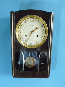 アンティーク、SEIKO30日巻き　高級機械式掛け時計　稼働品