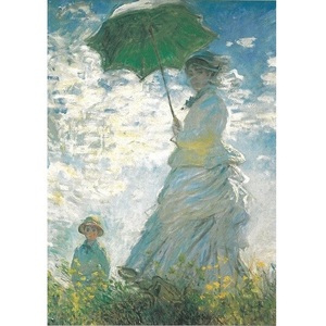 日傘をさす女 クロード モネ ポストカード ドイツ 製 グリーティングカード 絵はがき パタミン 名画