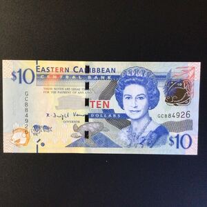 World Paper Money EAST CARIBBEAN STATES 10 Dollars【2012】