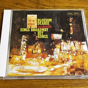 CD ブロッサム・ディアリー BLOSSOM DEARIE SOUBRETTE SINGS BROADWAY HIT SONGS 日本語解説有り ディスク良好