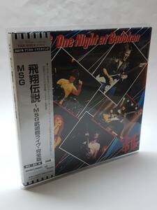 MSG/ONE NIGHT AT BUDOKAN/飛翔伝説～MSG武道館ライヴ・完全版/国内盤CD/帯付/紙ジャケット仕様/2枚組/1981年発表/廃盤/コージー・パウエル