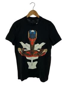 GIVENCHY◆Tシャツ/XS/コットン/BLK/ロボットプリント/14F 7306 651