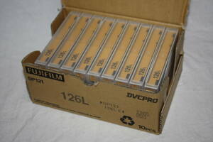 FUJIFILM　DP121(126L）DVCPROカセットテープ 新品未使用　 9本セット （検索：Panasonic、AJ-D、AJ-PD）