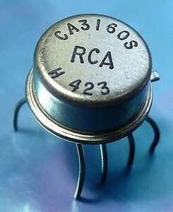 RCA CA3160S (オペアンプ/缶タイプ) [2個組](b)