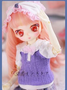 極美品★ クリスマスプレゼント BJD 人形 ドール 本体 ウィッグ 眼球 ドール服セット 贈り物 ハンドメイド メイクアップ済 関節可動 39.3cm