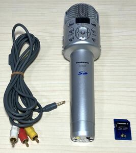 KGNY3956 Panasonic パナソニック SY-MK7 1人カラオケ マイク SDカード ジャンク 現状品