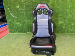 新Y管理74279 H26 レヴォーグ VMG外し】★黒レザー スパルコ 運転席 ドライバーシート セミバケット 座面外れ テープ止め ★トリム J20