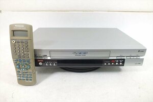 □ Panasonic パナソニック NV-HX33G ビデオデッキ リモコン有り 中古 現状品 231106G6557