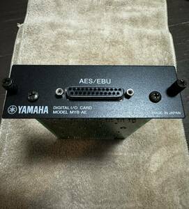 YAMAHA ヤマハ デジタル ミキサー Mini-YGDAI カード MY8-AE 8chデジタル入出力