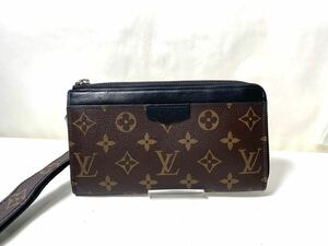  ★ 【美品/RFID】LOUIS VUITTON ルイヴィトン　モノグラムマカサー　ジッピードラゴンヌ　長財布　M69407 クラッチバッグ　メンズ　★