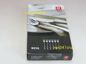 Zwilling J.A. Henckels ツヴィリングJ.A.ヘンケルス ■ NOVA ノヴァ ペストリーフォークセット 6個 07141-332-0 ■ 新品 未使用 未開封