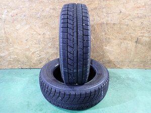 RK2008【送料無料165/65R14】2本 ブリヂストン BLIZZAK VRX 中古スタッドレスタイヤ タンク トール ルーミーなどへ《即決あり》