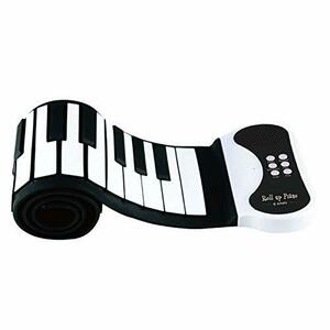 【中古】 スマリー(SMALY) 電子ピアノ ロールアップピアノ 49鍵盤 持ち運び (スピーカー内蔵) SMALY-P