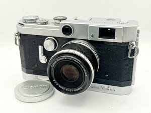 2404604792　■ Canon キヤノン MODEL VT de luxe レンジファインダーフィルムカメラ CANON LENS 50㎜ f:2.8 空シャッターOK カメラ