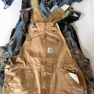 1スタ　古着　カーハート ディッキーズ　オーバーオール メンズ Carhartt まとめ売り　ブランド　洗濯済 14着セット　B品　C品　ジャンク