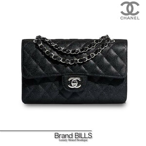 新品 CHANEL シャネル マトラッセ キャビアスキン クラシック スモール ハンドバッグ チェーンショルダ A01113 ダブルフラップ