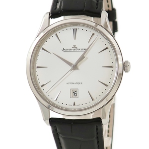 【3年保証】 ジャガールクルト マスター ウルトラスリム デイト Q1238420 109.8.37.S サンレイ バー 薄型 自動巻き メンズ 腕時計