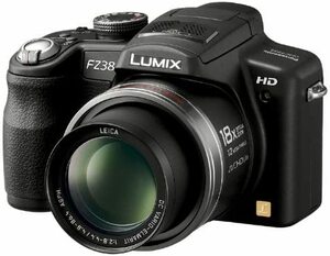 パナソニック デジタルカメラ LUMIX (ルミックス) FZ38 ブラック DMC-FZ38-(中古品)