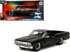 JADA TOYS 1/24 ワイルドスピード 10 シボレー エルカミーノ 1967 ブラック F&F F10 Chevy El Camino 34413