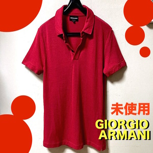 39Y240411A未使用 GIORGIO ARMANI ジョルジオアルマーニ メンズ 半袖 ポロシャツ 検 Tシャツ スウェット ジャケット ジャージ カーディガン