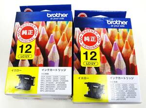 brother ブラザー 純正 インクカートリッジ イエロー 黄色 LC12Y 6個セット 有効期限 2024.10 未使用 