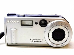 訳あり品 ソニー SONY DSC-P1 Cyber-shot ■ コンパクトデジタルカメラ シルバー □ デジカメ 6A6D