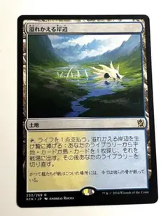 MTG 溢れかえる岸辺 日本語