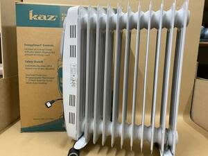 kaz 電気オイルヒーター KOC1211T 2013年製 通電確認済 暖かくなるところまで動作確認済 経年劣化有 宅急便160サイズ発送 中古品[E-045]