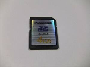 SDHCカード 4GB CLASS4 フォーマット済み 1枚 Panasonic