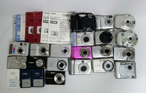 コンパクトデジタルカメラ 18台 フィルムカメラ 1台 まとめ売り19台 Canon Nikon FUJIFILM 含む　現状品　同梱不可　RJ31