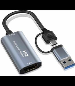 HDMI キャプチャーボード Switch対応 ゲームキャプチャー 1080P60Hz 電源不要 小型軽量