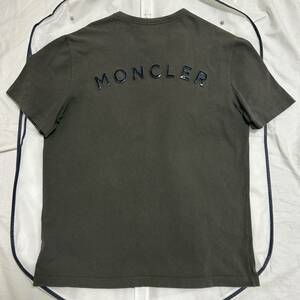 【最安値】MONCLER モンクレール　ラバーワッペン　半袖Tシャツ　カーキ　M