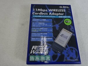 ★未開封品★11Mbps無線LAN Cardbus アダプタ GW-NS11C