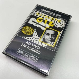 希少 US製 CASSETTE TAPE／テープ GILBERTO GIL Ao Vivo Em Toquio (Braziloid) ジルベルト・ジル 来日公演収録 カセット