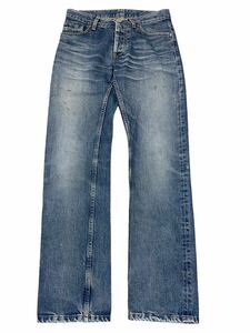 希少 90s HELMUT LANG painted denim pants archive collection painter jeans classic cut raf simons Rare ヘルムートラング 初期　