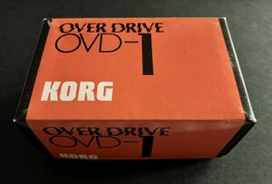 Korg OVD-1 Over Drive 元箱　説明書　布袋寅泰　BOOWY
