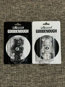 新品未開封 GOODENOUGH MEDICOM TOY グッドイナフ ベアブリック 100% 2体 fragment design フラグメントデザイン 藤原ヒロシ