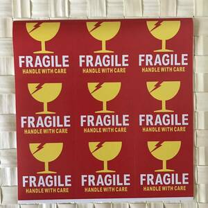 ステッカー9枚　FRAGILE／Hand with care