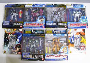 モビルスーツインアクション M.I.A ガンダム 6体+2体 合計8体 （ GUNDAM MOBILE SUIT IN ACTION 6+2 SET SEED DESTINY FIGURE BRAND NEW