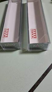 KATO ホビーセンターカトー東京店在庫処分販売蒸気機関車用クリアケース(中敷きなし)2個、新品同様。
