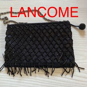 ランコム　LANCOME ビーズ仕様のミニバッグ　ポーチ　パーティーバッグ