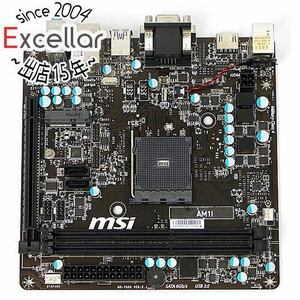 【中古】MSI製 Mini ITXマザーボード AM1I Socket AM1 [管理:1050022973]
