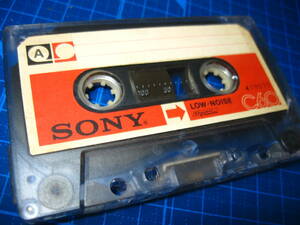 使用済み 中古　 カセットテープ　SONY　C60　Type1　ノーマル　60分 1本 爪あり　No.9682
