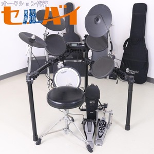 本物 通電確認済 ローランド V-Drums 電子ドラム TD-4 CY-5 CY-8 PD-8 PDX-8 DS750 KD-8 P-120 FD-8 ドラムセット Roland